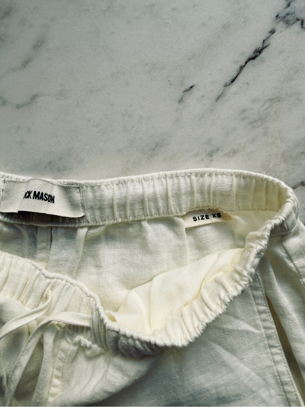 Buck Mason Crosshatch linen easy pant - Sea shell - XS - worn once - Picture 9 of 10